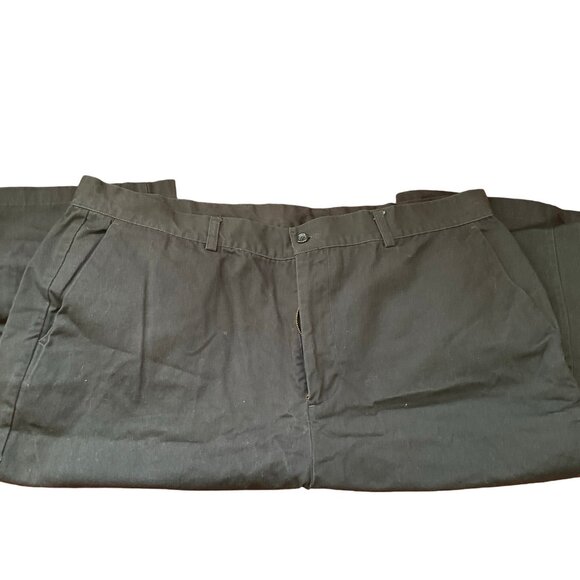 Navy Flat Front Dress Pant - Picture 2 of 2